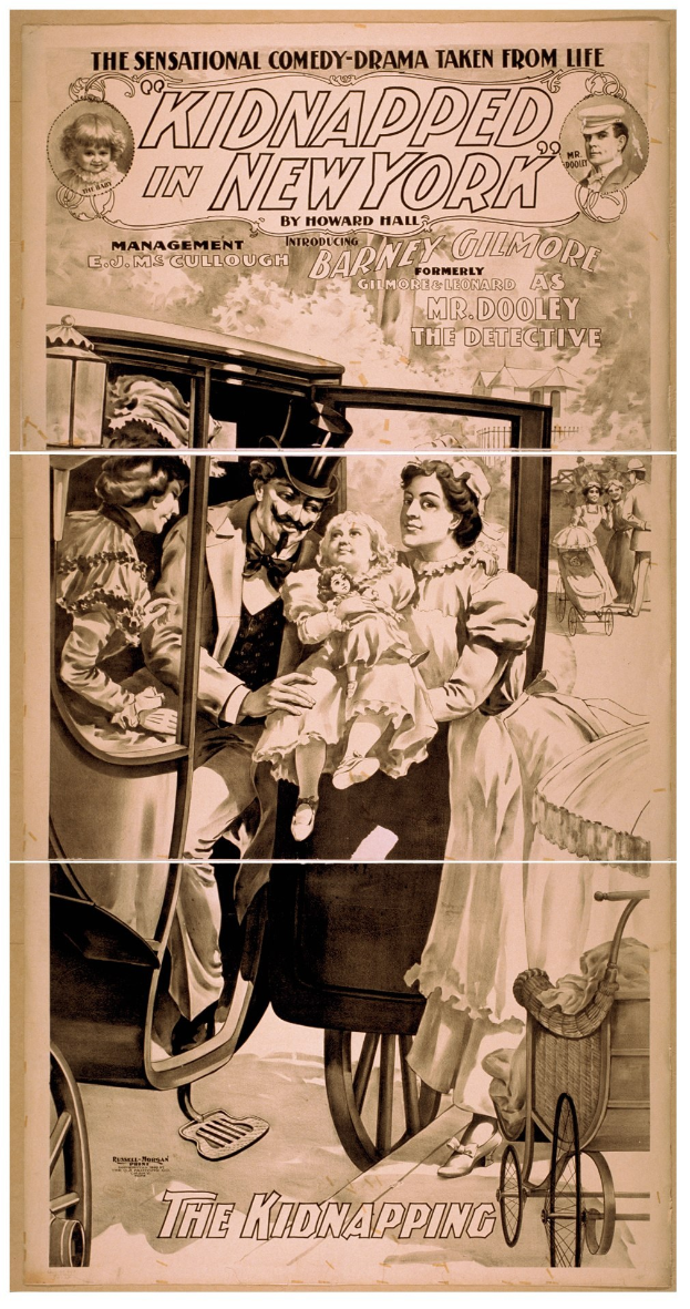 Plakat für den Film "Entführt in New York", das eine Gruppe besorgter Menschen in einem Fahrzeug zeigt, mit dem Titel über der Oberseite und einem ernsten, ged├Ąmpften Farbschema.